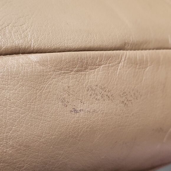 Coach Taupe Campbell Leather Belle Carryall Satchel Bag - Picture 3 of 16